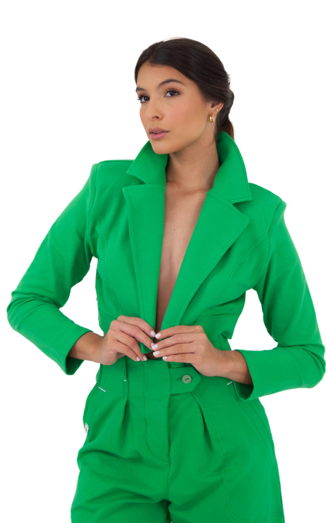 TBWCollection Blazers Emerald Green / One Size Krys Blazer