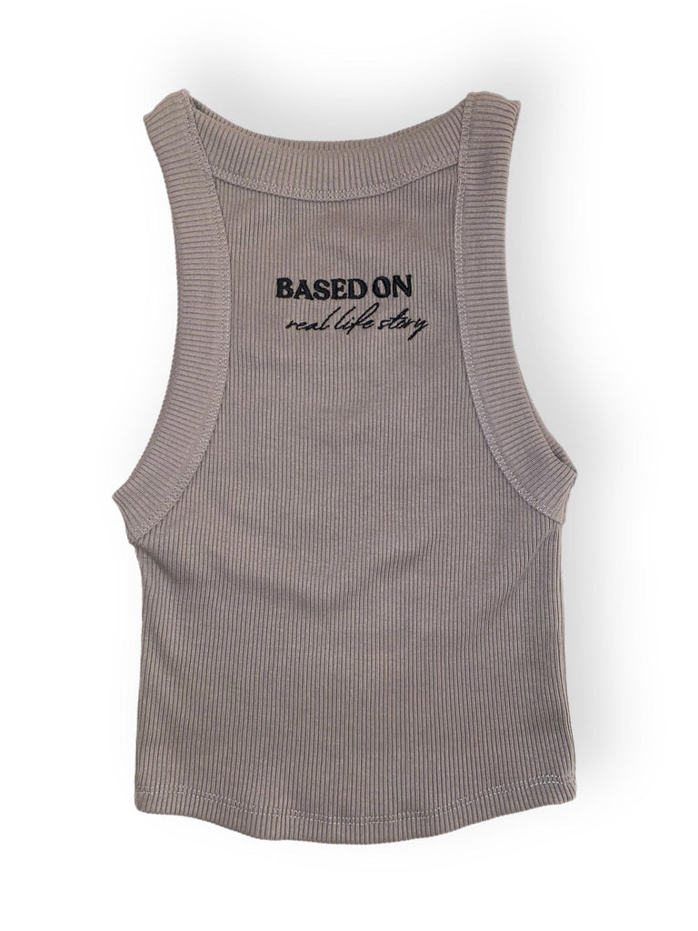 TBWCollection Grey / S Tank Top Based on real life story