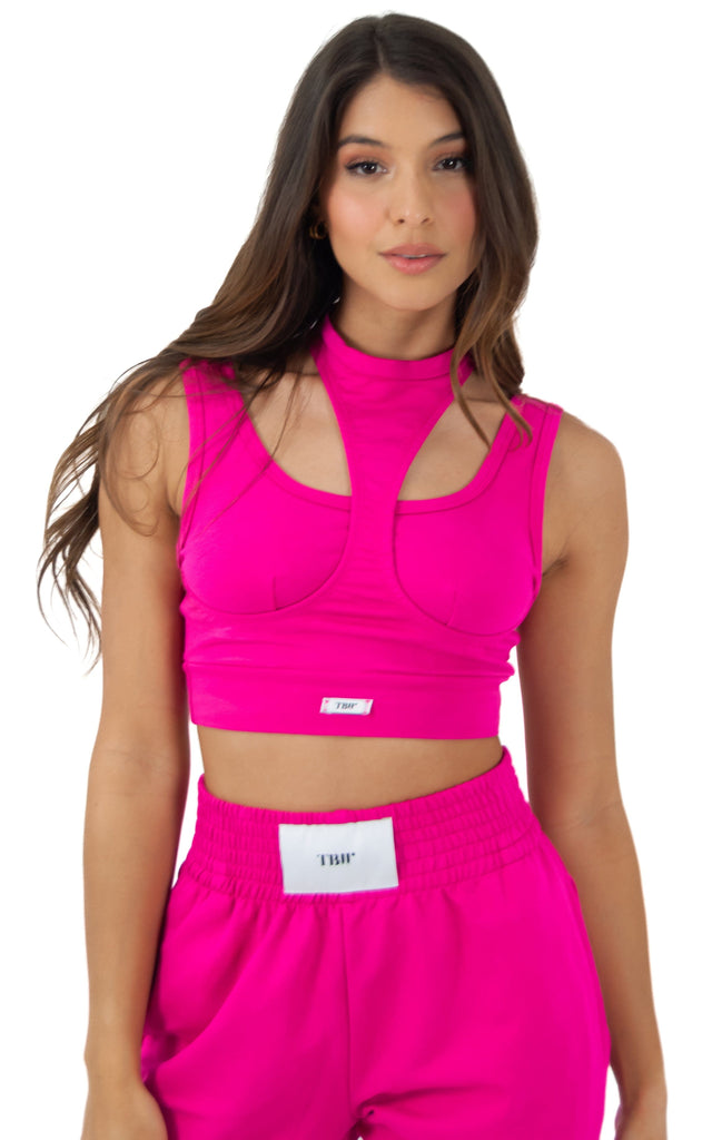 TBWCollection Tops Fuchsia / S Alessa Top