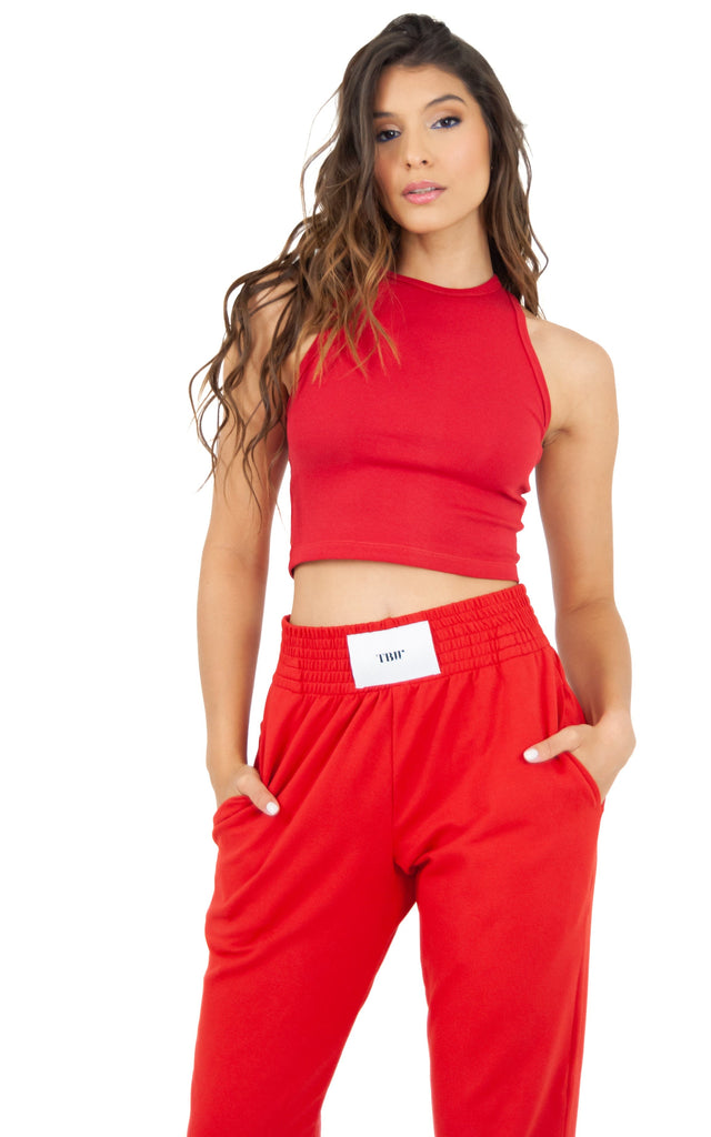 TBWCollection Tops Red / S Basic Top