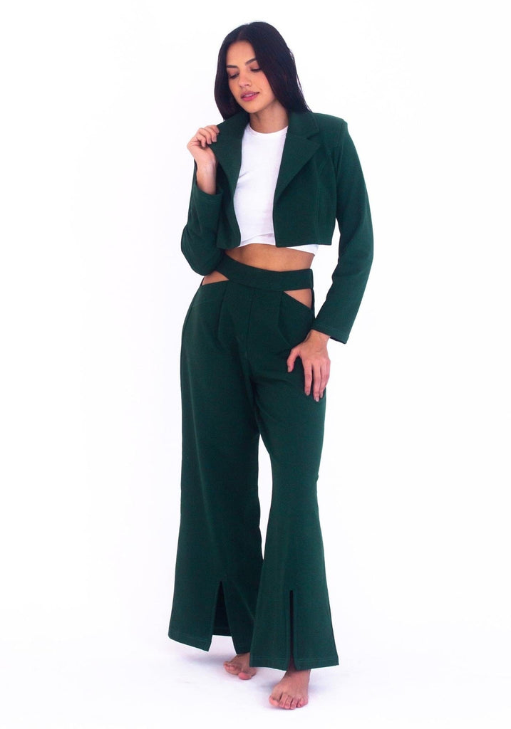 TBWCollection Pants ONE SIZE / Bottle Green Karla Pants