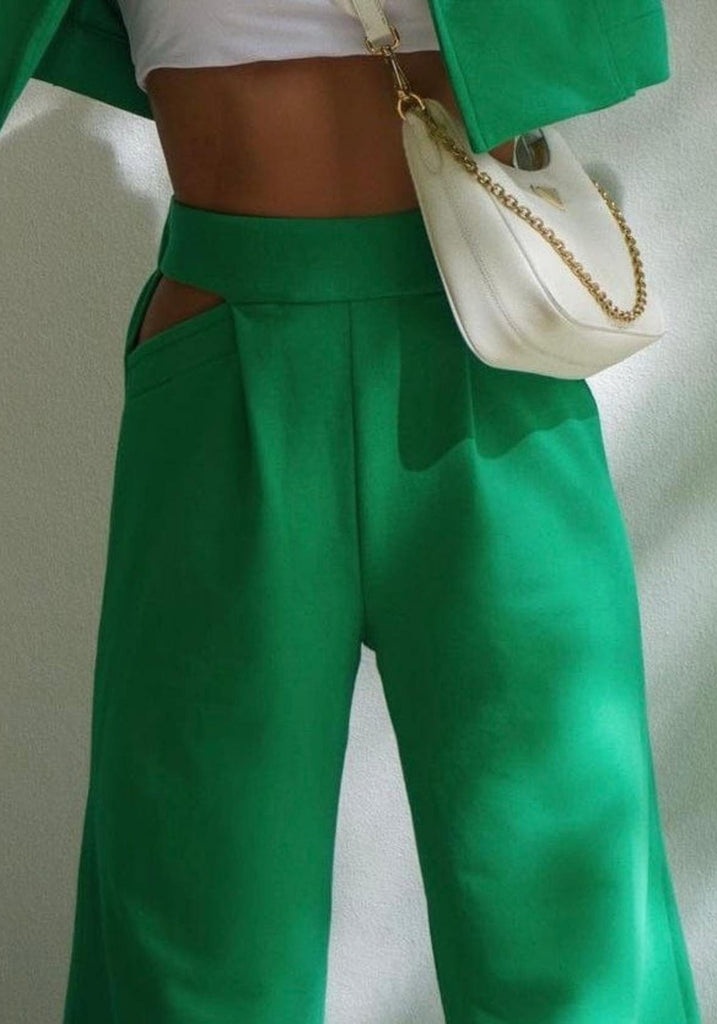 TBWCollection Pants ONE SIZE / Emerald Green Karla Pants