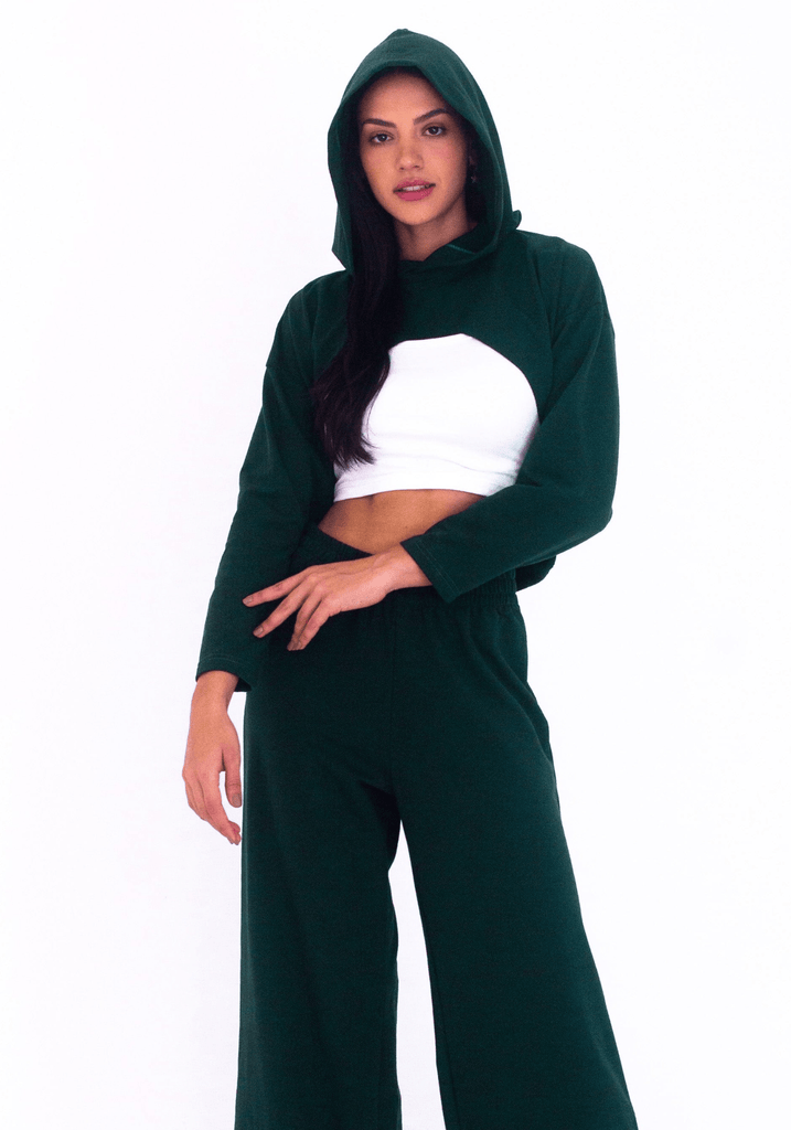 TBWCollection Pullovers One Size / Bottle Green Maggy Pullover